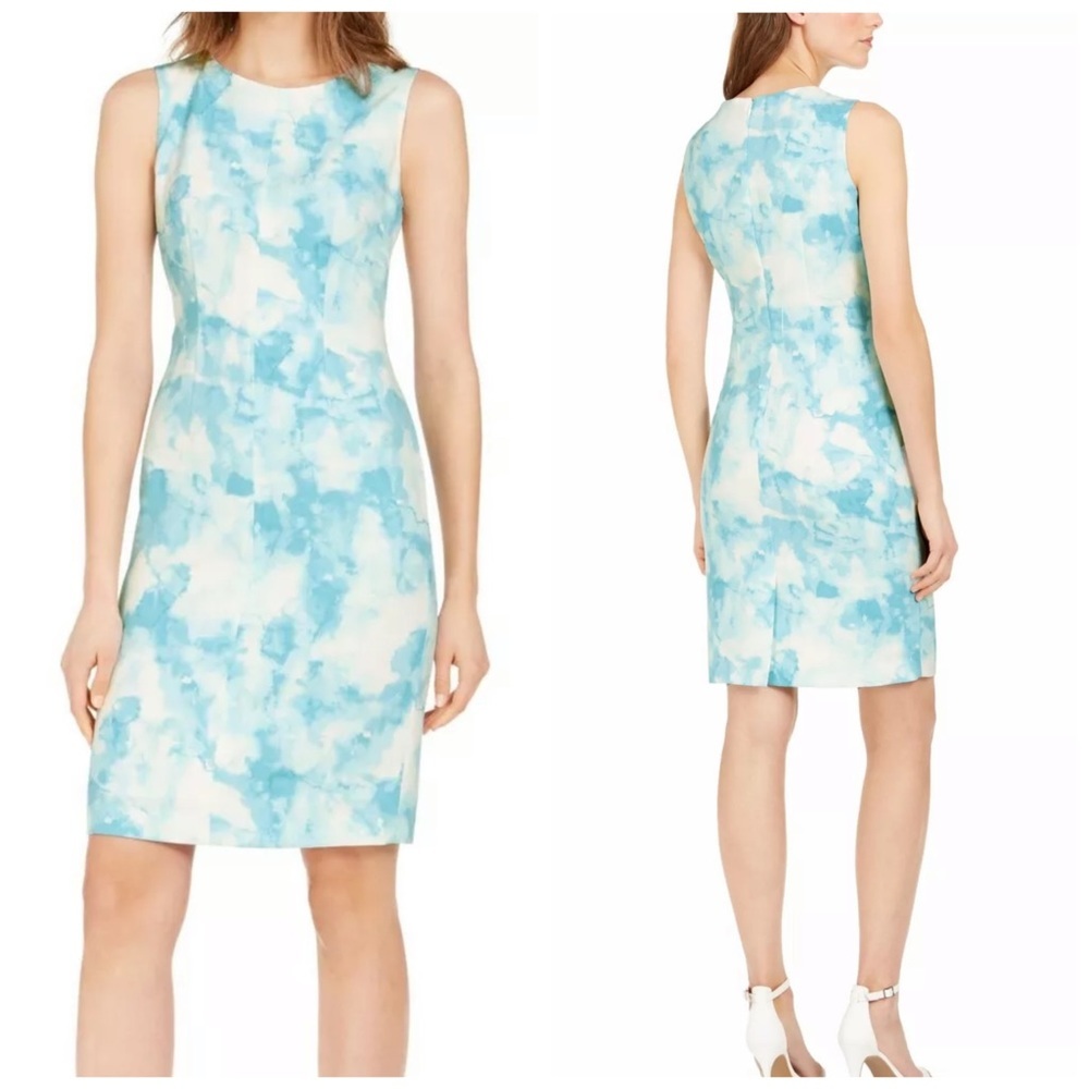 Nine West Sheath Magnolia Springs Dress Sleeveless